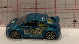Blue #11 Volkswagen New Beetle Cup Hot Wheels Toy Diecast Car