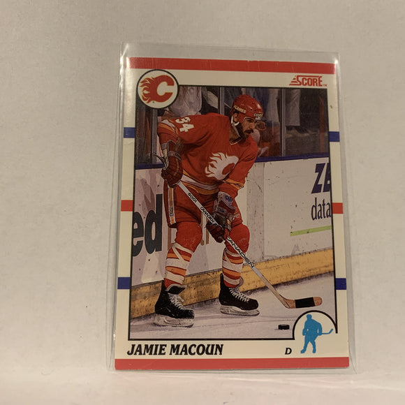 #216 Jamie Macoun Calgary Flames  1990-91 Score Hockey Card AH