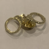 Handcuffs Lapel Hat Pin AW