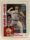 #T84-58 Justin Verlander Houston Astros 2019 Topps Series One Baseball Card