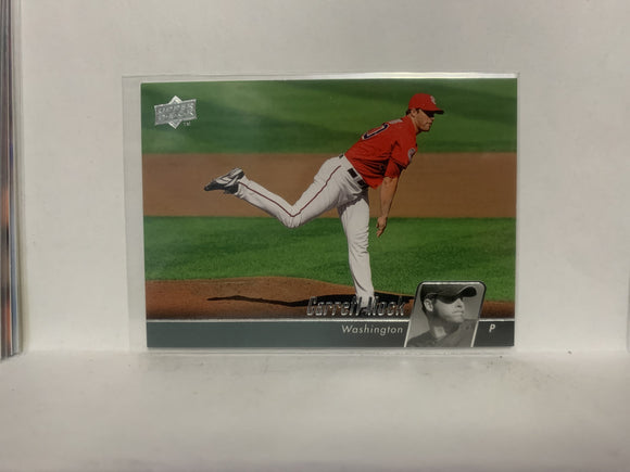 #538 Garnett Mock Washington Nationals 2010 Upper Deck Series 1 Baseball Card NJ