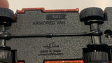 Red Armoured Van Maisto Toy Diecast Car