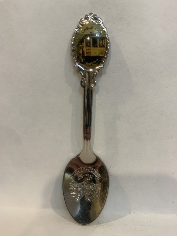 Cable Car San Francisco California Souvenir Spoon