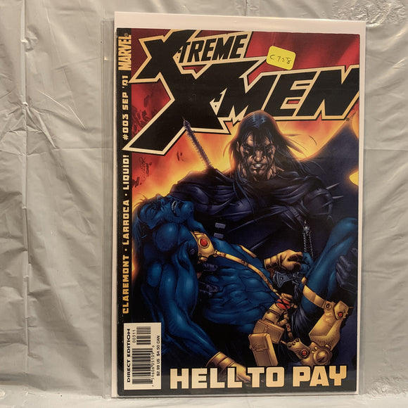 #003 X-Treme X-Men Hell To Pay Marvel Comics BJ 8826