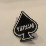 Spade Vietnam Lapel Hat Pin AX