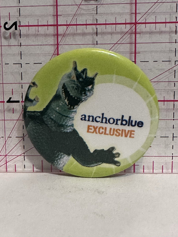 Anchorblue Exclusive  Dinosaur  Button Pinback