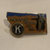 Discover Montana Kiwanis International 2004 2008 Lapel Hat Pin AX