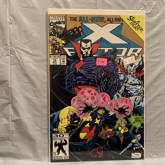 #78 X-Factor A Sinister Duo Marvel Comics BJ 8834