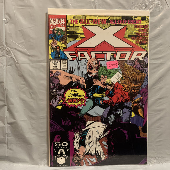 #72 X Factor You Killed Madrox Why? Marvel Comics BJ 8838