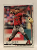 #286 Taijuan Wlaker Arizona Diamondbacks 2019 Topps Series One Baseball Card