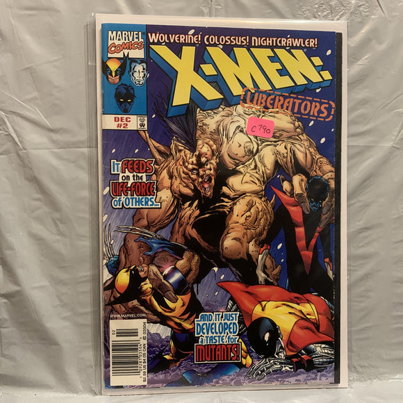 #2 X-Men Liberators Wolverine Colossus Nightcrawler Marvel Comics BJ 8843