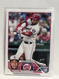 #257 Yadiel Hernandez Washington Nationals 2023 Topps Series One Baseball Card