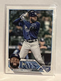 #204 Manuel Margot Tampa Bay Rays 2023 Topps Series One Baseball Card