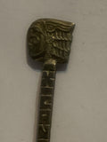 Cancun Chief Priest Mexico Souvenir Spoon