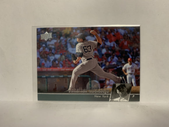 #355 Jonathan Albaladejo New York Yankees 2010 Upper Deck Series 1 Baseball Card NK