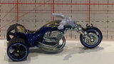 Blue Flames Blastous Motorcycle Hot Wheels Toy Diecast Car