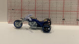 Blue Flames Blastous Motorcycle Hot Wheels Toy Diecast Car