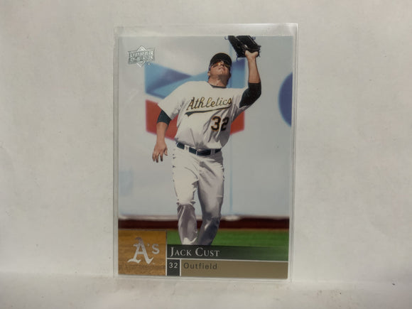 #790 Jack Cust Oakland Athletics 2009 Upper Deck Series 2 Baseball Card NK