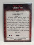 #22GH-18 Mike Trout Greatest Hits Los Angeles Angels 2023 Topps Series One Baseball Card