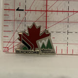 Blackcomb Whistler Mountain British Columbia Maple Leaf  Lapel Hat Pin