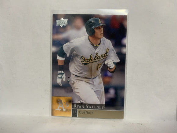 #798 Ryan Sweeney Oakland Athletics 2009 Upper Deck Series 2 Baseball Card NK