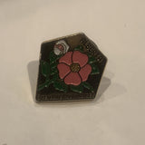 Alberta Operating Room Nurses Wild Rose Logo Lapel Hat Pin AX