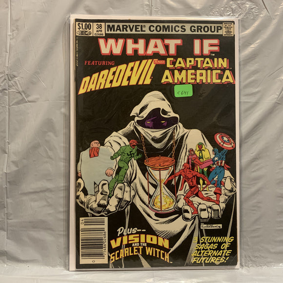 #38 What if Featuring daredevil and Captain america Marvel Comics BK 8885