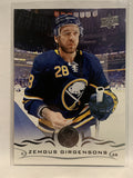 #22 Zemgus Girgensons Buffalo Sabres 2018-19 Upper Deck Series One Hockey Card
