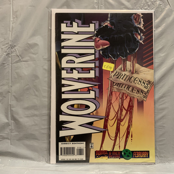 #98 Wolverine Princess Bar Marvel Comics BK 8892