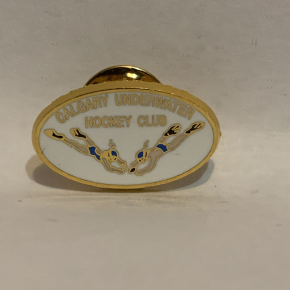 Calgary Underwater Hockey Club Lapel Hat Pin