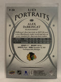#P-38 Alex DeBrincat UD Portraits Chicago Blackhawks 2018-19 Upper Deck Series One Hockey Card