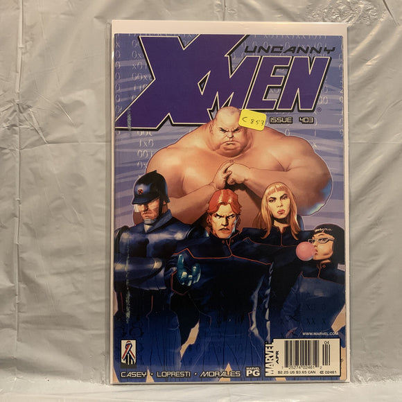#403 Uncanny X-Men Marvel Comics BK 8902