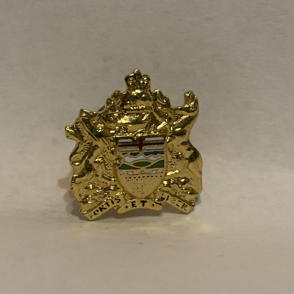 Alberta Coat of Arms Lapel Hat Pin