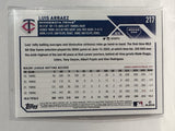 #217 Luis Arraez Minnesota Twins 2023 Topps Series One Baseball Card