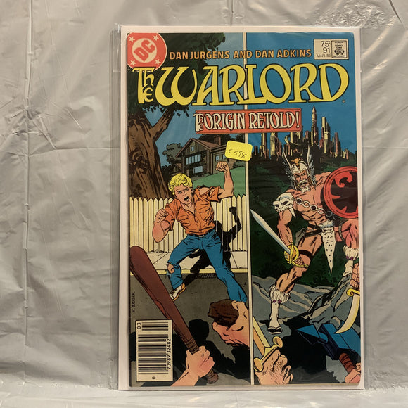 #91 The Warlord The Origin Retold DC Comics BK 8911