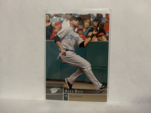 #922 Alex Rics Toronto Blue Jays 2009 Upper Deck Series 2 Baseball Card NL