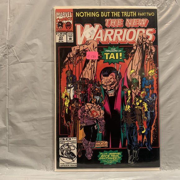 #23 The New Warriors The Triumph of Tai Nothing But the Truth part 2 Marvel Comics BK 8915