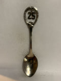 Happy 25th Anniversary Souvenir Spoon