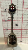 London England Shovel Flag Souvenir Spoon