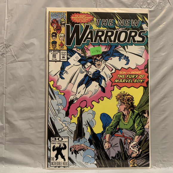 #20 The New warriors The Fury of Marvel Boy Marvel Comics BK 8916