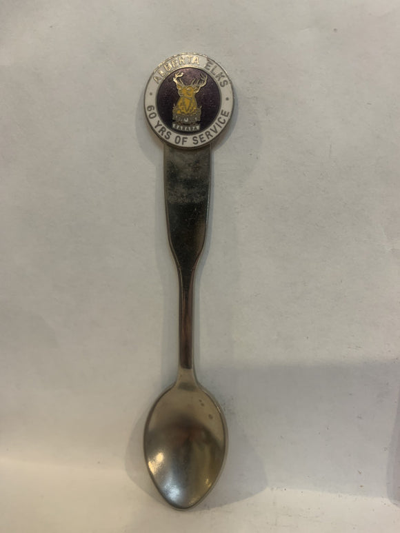Alberta Elks 60 Years of Service Souvenir Spoon