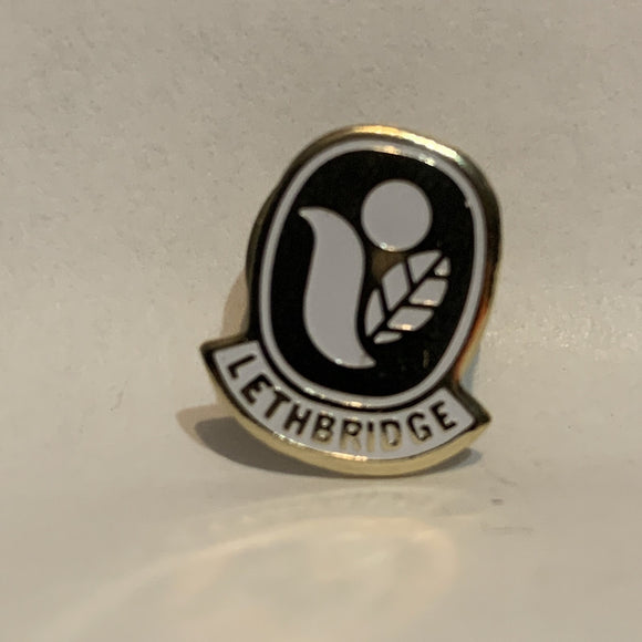 Lethbridge City Logo Alberta Lapel Hat Pin
