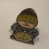 Grumpy Boy Lapel Hat Pin AY