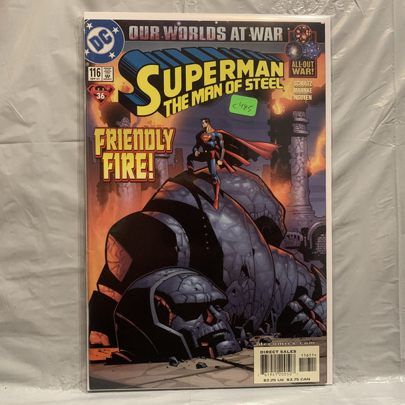 #116 Superman The Man of Steel Friendly Fire DC Comics BL 8933