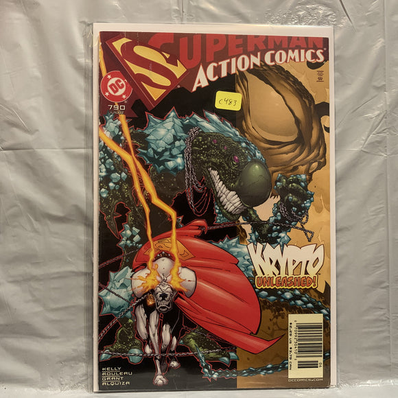 #790 Superman Action Comics Krypto Unleashed DC Comics BL 8935