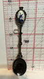 Blue and White Windmill Souvenir Spoon