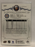 #197 Mathieu Perreault Winnipeg Jets 2018-19 Upper Deck Series One Hockey Card