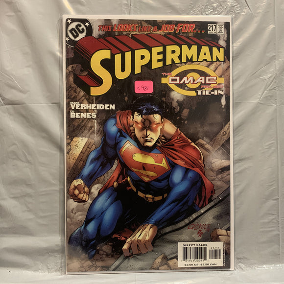 #217 Superman The Omac Project Tie in DC Comics BL 8937