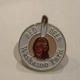Red Deer Waskasoo Park Logo Lapel Hat Pin AY