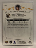 #18 Danton Heinen Boston Bruins 2018-19 Upper Deck Series One Hockey Card